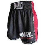 Muay Thai Short Micro Mesh - zwart/rood