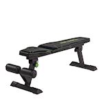 Tunturi Flat Bench FB80 - Zwart/Groen