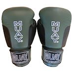 Muay Army-Line Bokshandschoen Premium - Zwart/Legergroen
