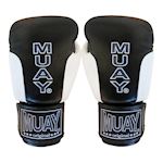 Muay Bokshandschoen Premium - Zwart/wit
