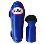 Muay Pro Scheen & Wreefbeschermer - blauw