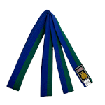 Ronin Budoband dik halve kleur - groen/blauw