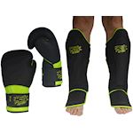 Ronin Challenger Kickboks Set - zwart/lime