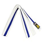 Ronin Budoband dik gestreept - wit/blauw