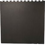 Ronin Judo puzzelmat 100x100x4cm - zwart/grijs